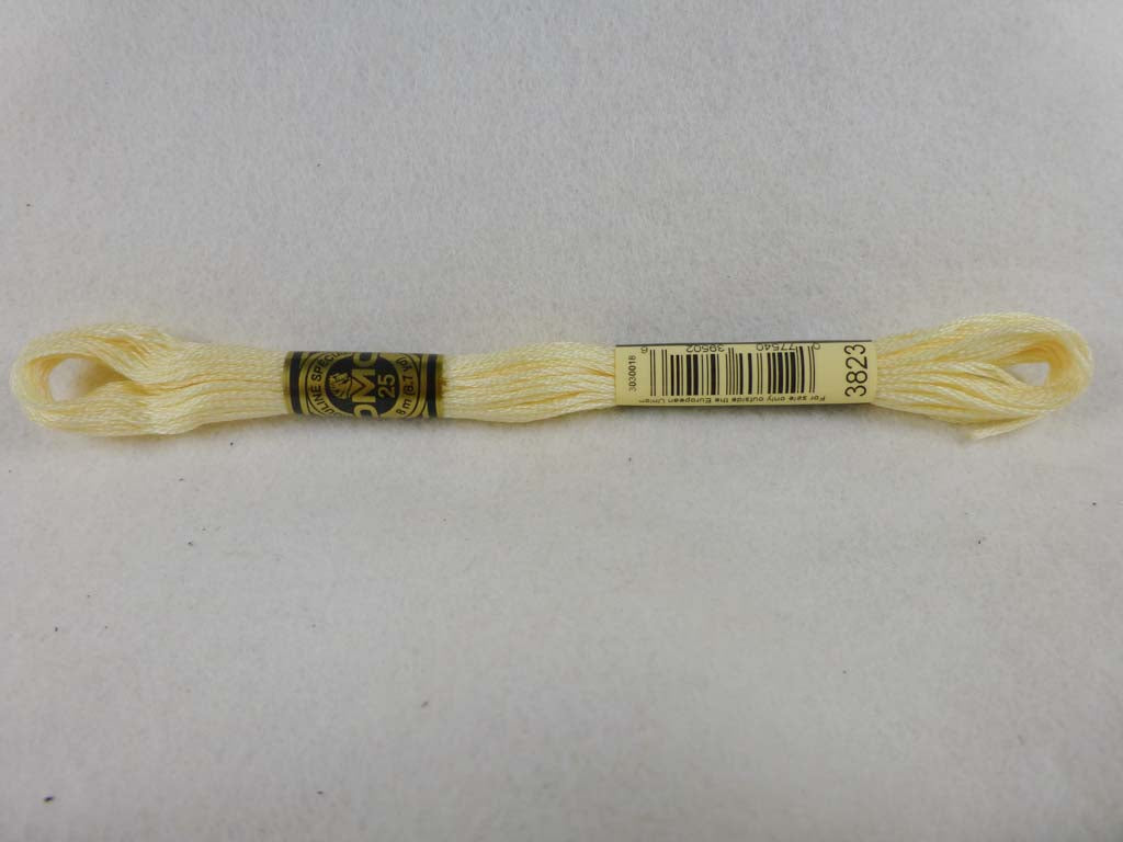 DMC Floss 3823 Ultra Pale Yellow by DMC From Beehive Needle Arts