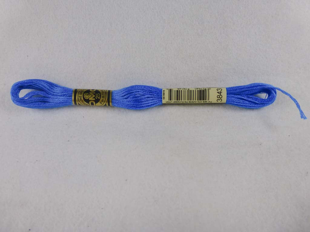 DMC Floss 3843 Electric Blue by DMC From Beehive Needle Arts
