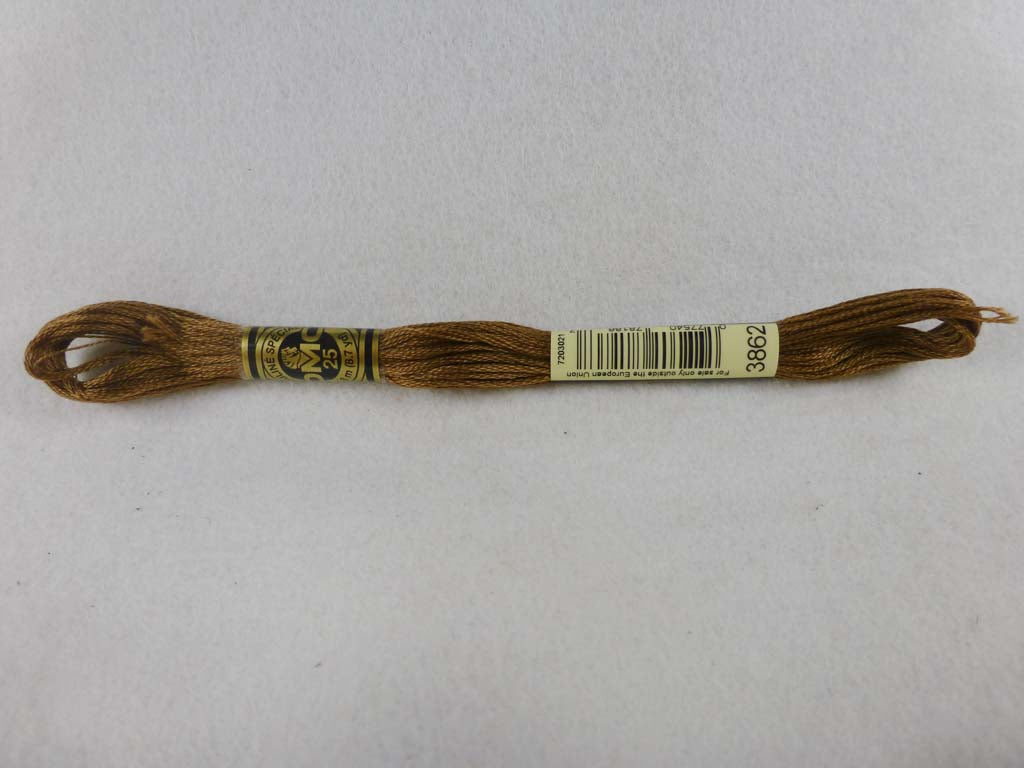 DMC Floss 3862 Dark Mocha Beige by DMC From Beehive Needle Arts