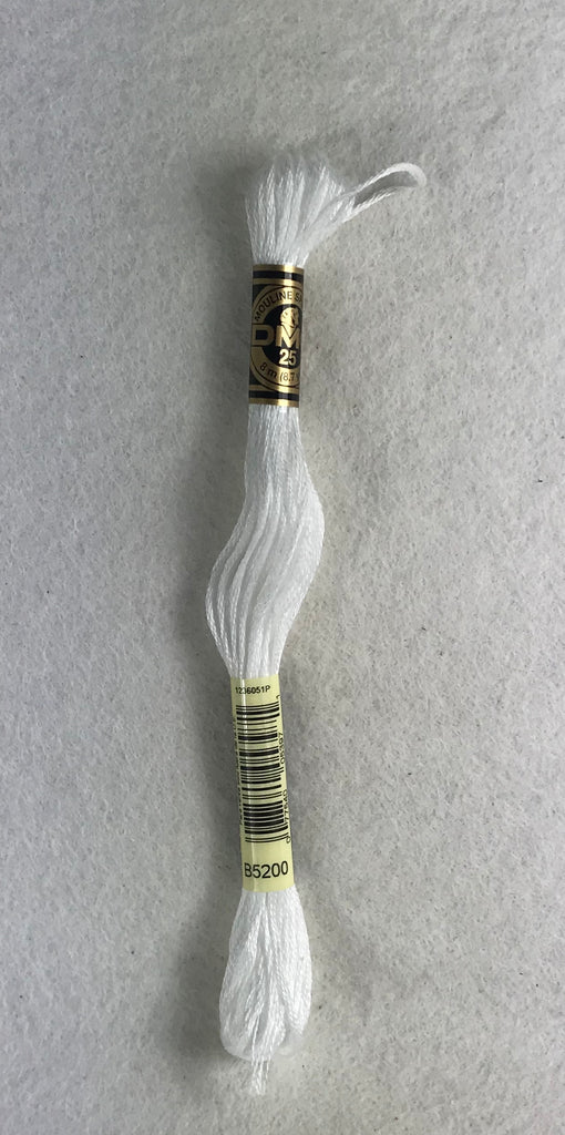 DMC Floss B5200 Snow White – Beehive Needle Arts