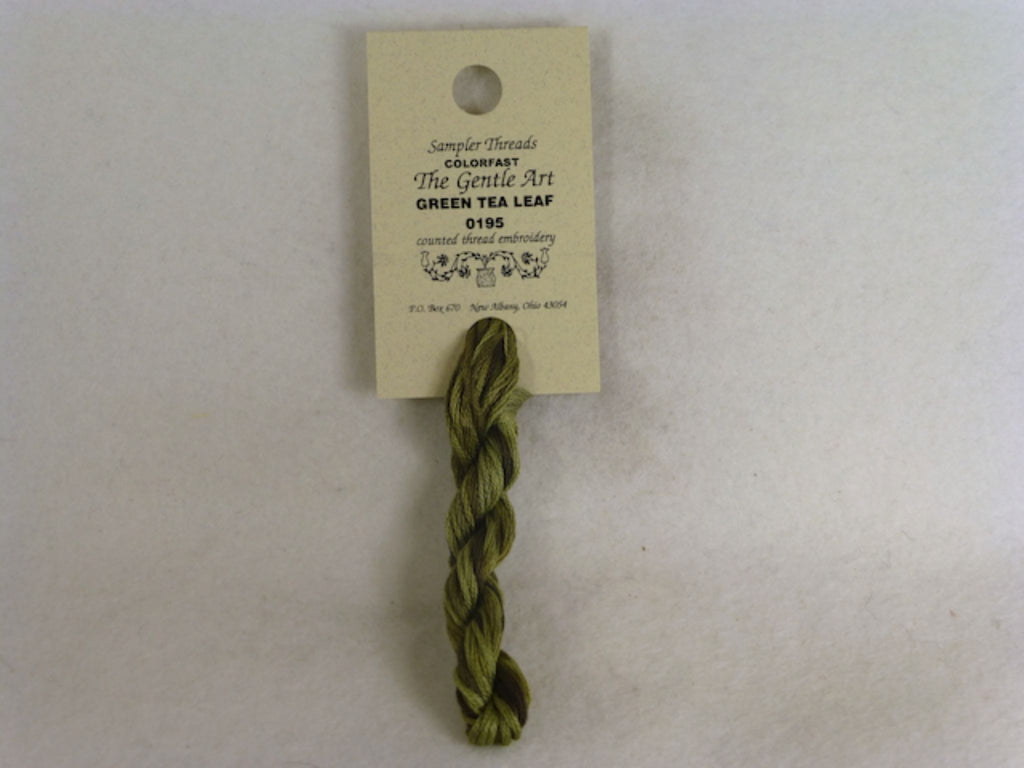 Sampler Threads 0195 Green Tea Leaf