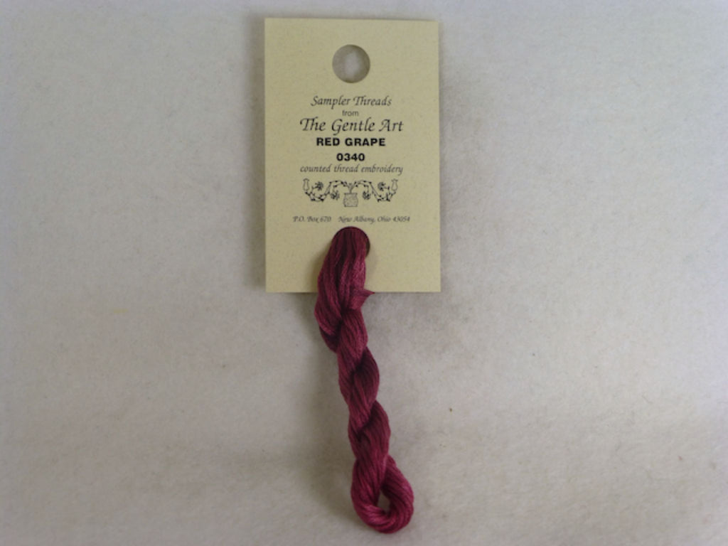 Sampler Threads 0340 Red Grape