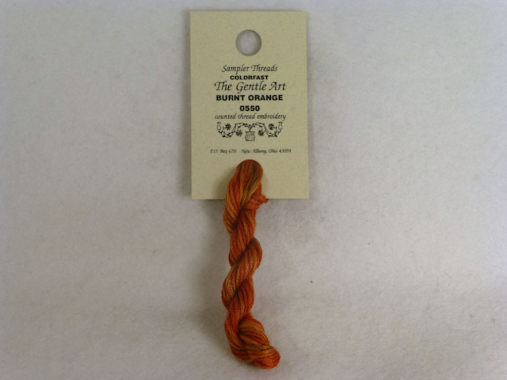 Sampler Threads 0550 Burnt Orange