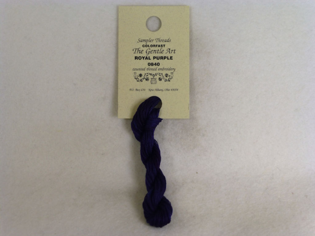 Sampler Threads 0840 Royal Purple