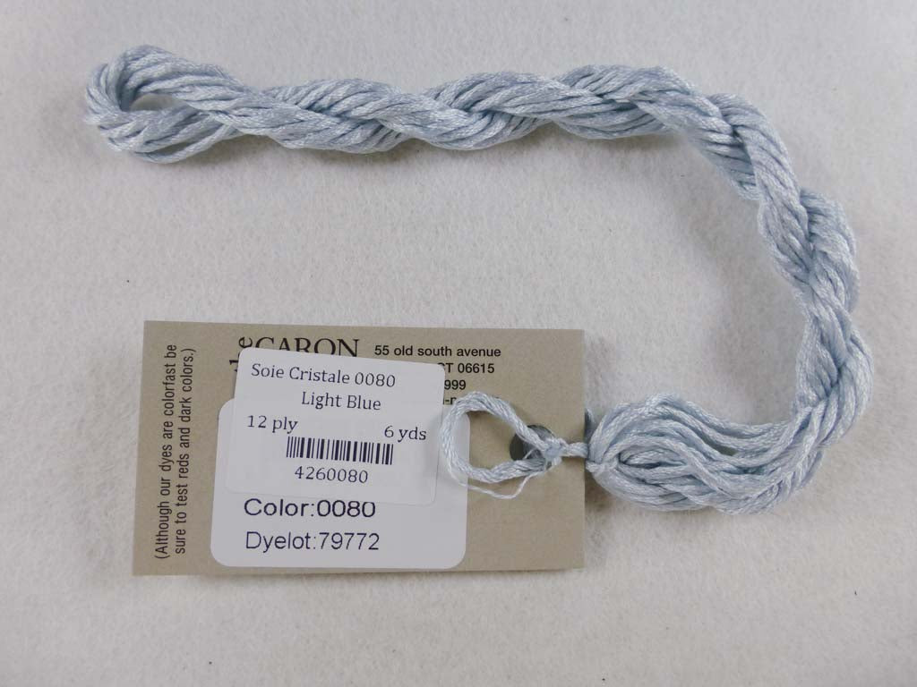 Soie Cristale 0080 Light Blue by Caron Collection From Beehive Needle Arts