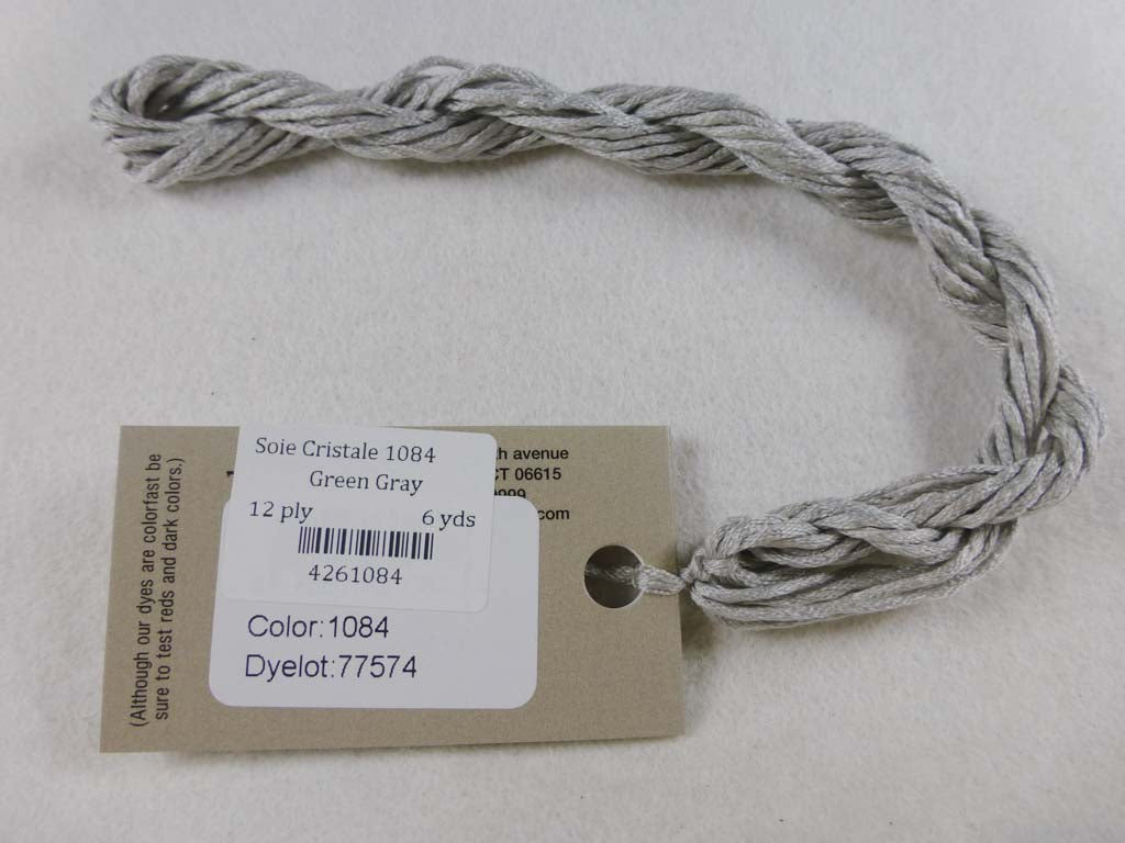 Soie Cristale 1084 Green Gray by Caron Collection From Beehive Needle Arts