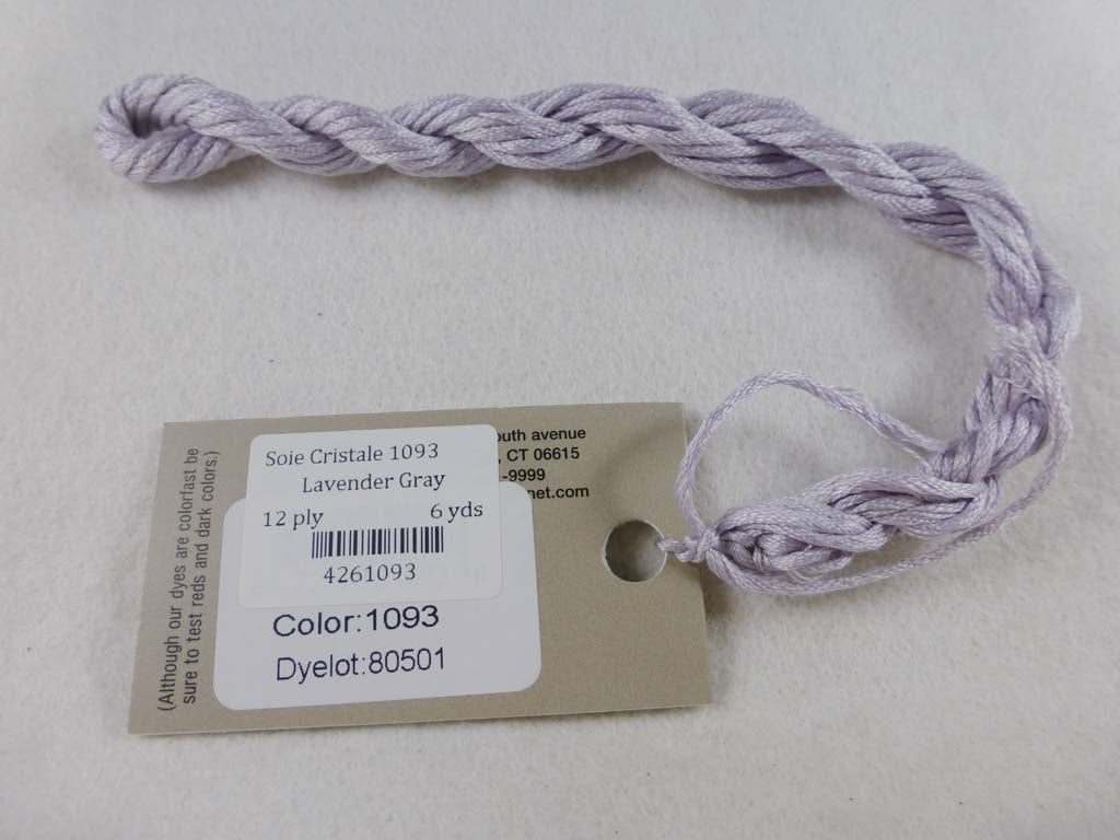 Soie Cristale 1093 Lavender Gray by Caron Collection From Beehive Needle Arts