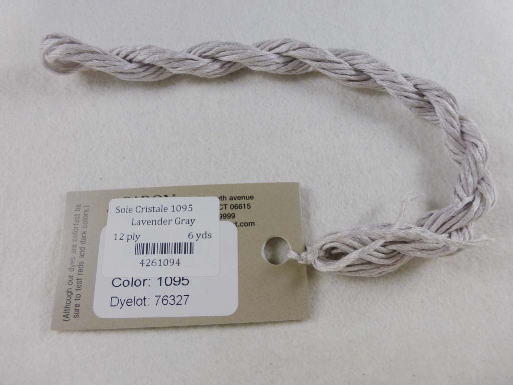 Soie Cristale 1095 Lavender Gray by Caron Collection From Beehive Needle Arts
