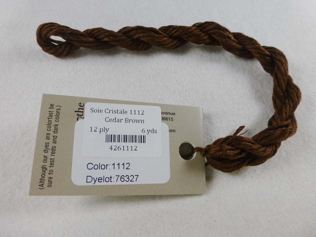 Soie Cristale 1112 Cedar Brown by Caron Collection From Beehive Needle Arts