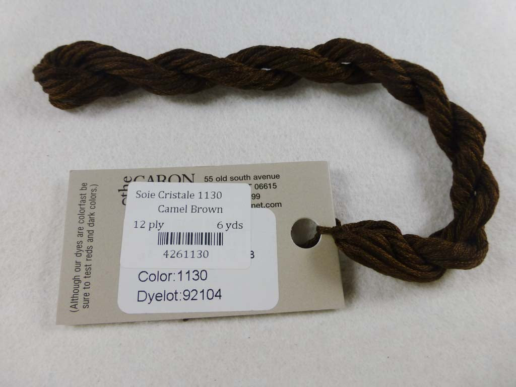 Soie Cristale 1130 Camel Brown by Caron Collection From Beehive Needle Arts