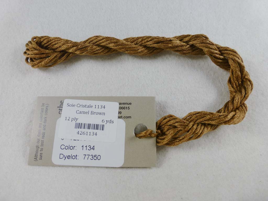 Soie Cristale 1134 Camel Brown by Caron Collection From Beehive Needle Arts