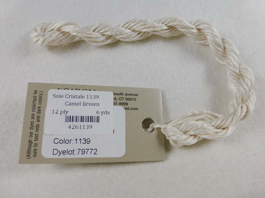 Soie Cristale 1139 Camel Brown by Caron Collection From Beehive Needle Arts