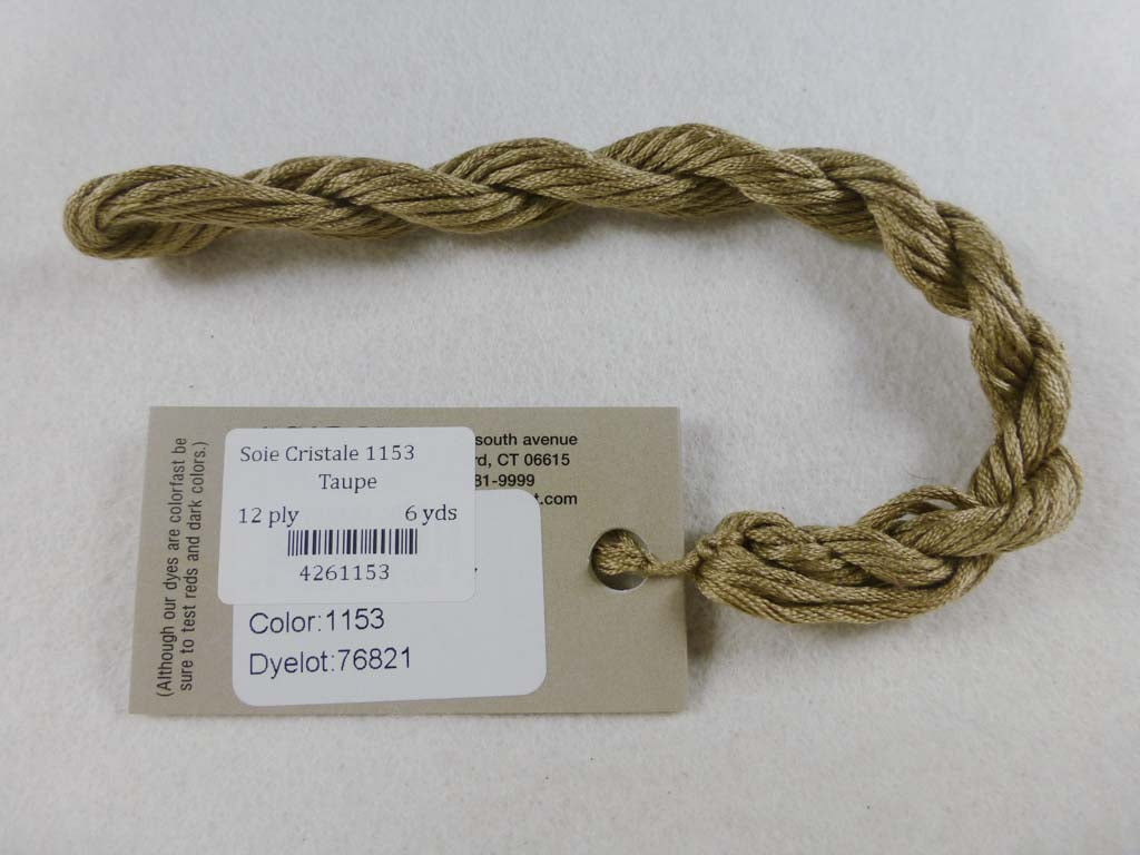 Soie Cristale 1153 Taupe by Caron Collection From Beehive Needle Arts