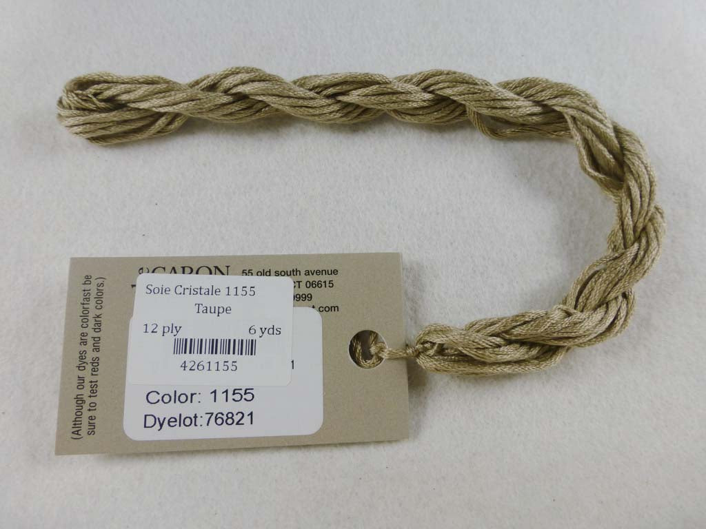 Soie Cristale 1155 Taupe by Caron Collection From Beehive Needle Arts