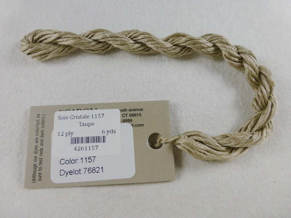 Soie Cristale 1157 Taupe by Caron Collection From Beehive Needle Arts