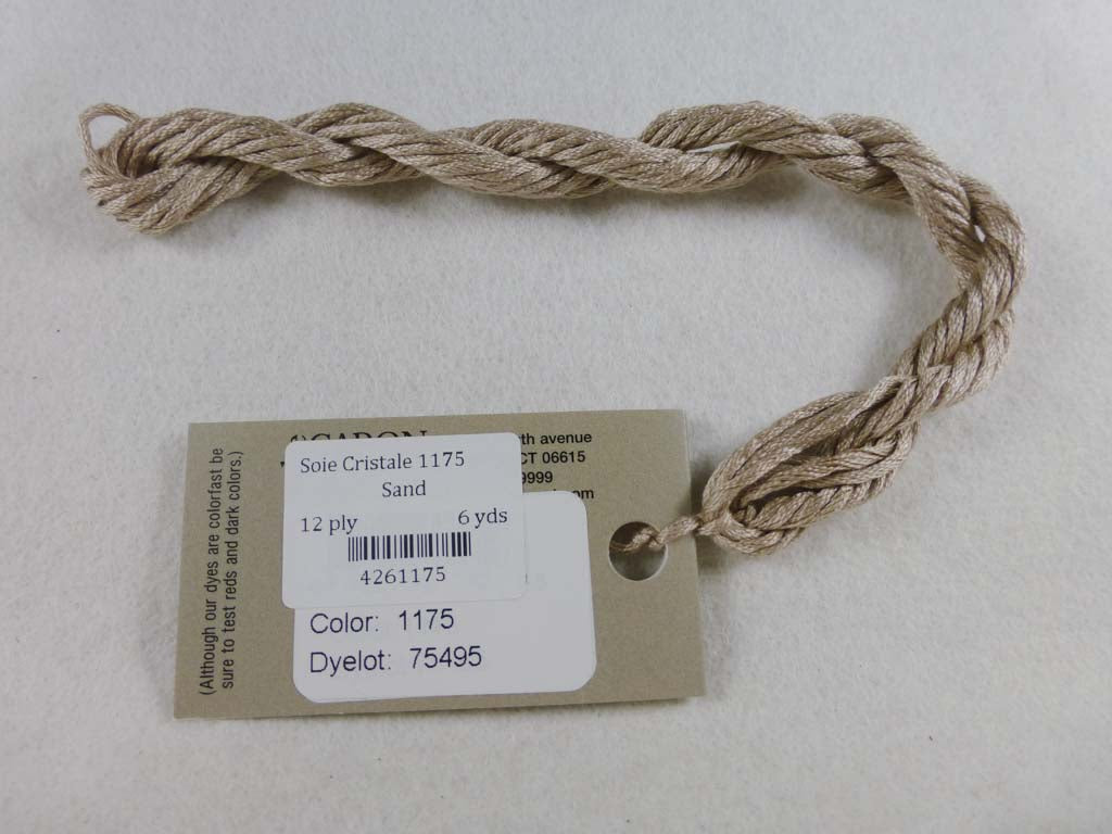 Soie Cristale 1175 Sand by Caron Collection From Beehive Needle Arts