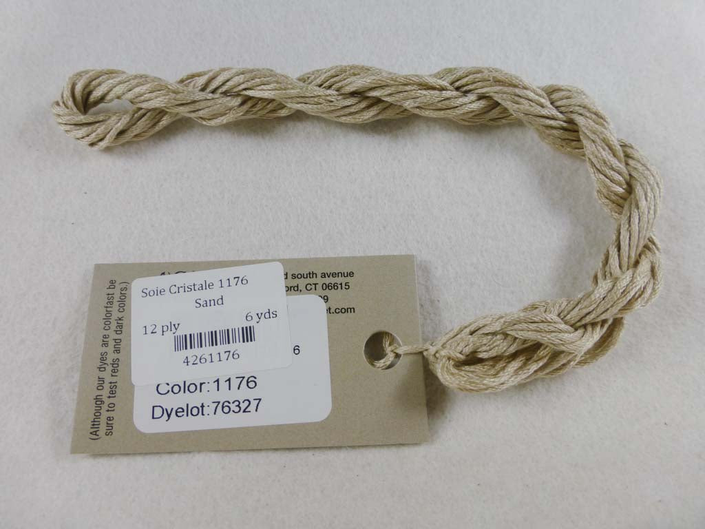 Soie Cristale 1176 Sand by Caron Collection From Beehive Needle Arts
