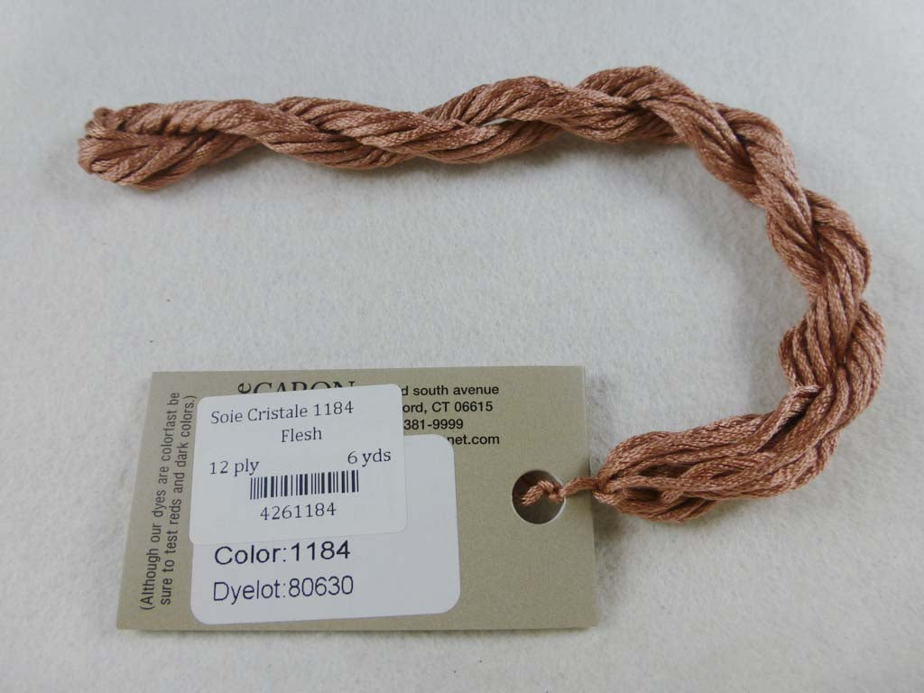 Soie Cristale 1184 Flesh by Caron Collection From Beehive Needle Arts