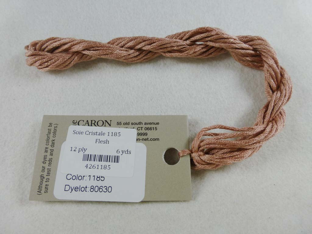 Soie Cristale 1185 Flesh by Caron Collection From Beehive Needle Arts