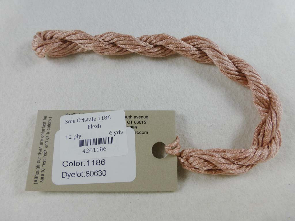 Soie Cristale 1186 Flesh by Caron Collection From Beehive Needle Arts