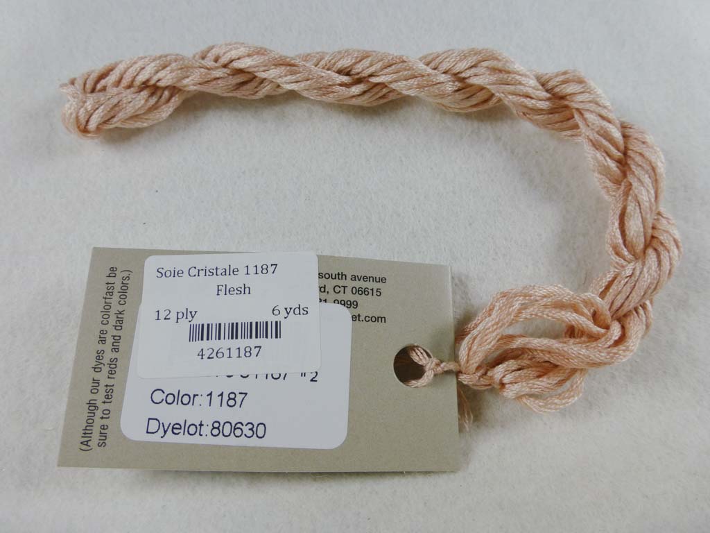 Soie Cristale 1187 Flesh by Caron Collection From Beehive Needle Arts