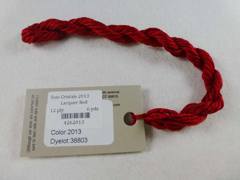 Soie Cristale 2013 Lacquer Red by Caron Collection From Beehive Needle Arts