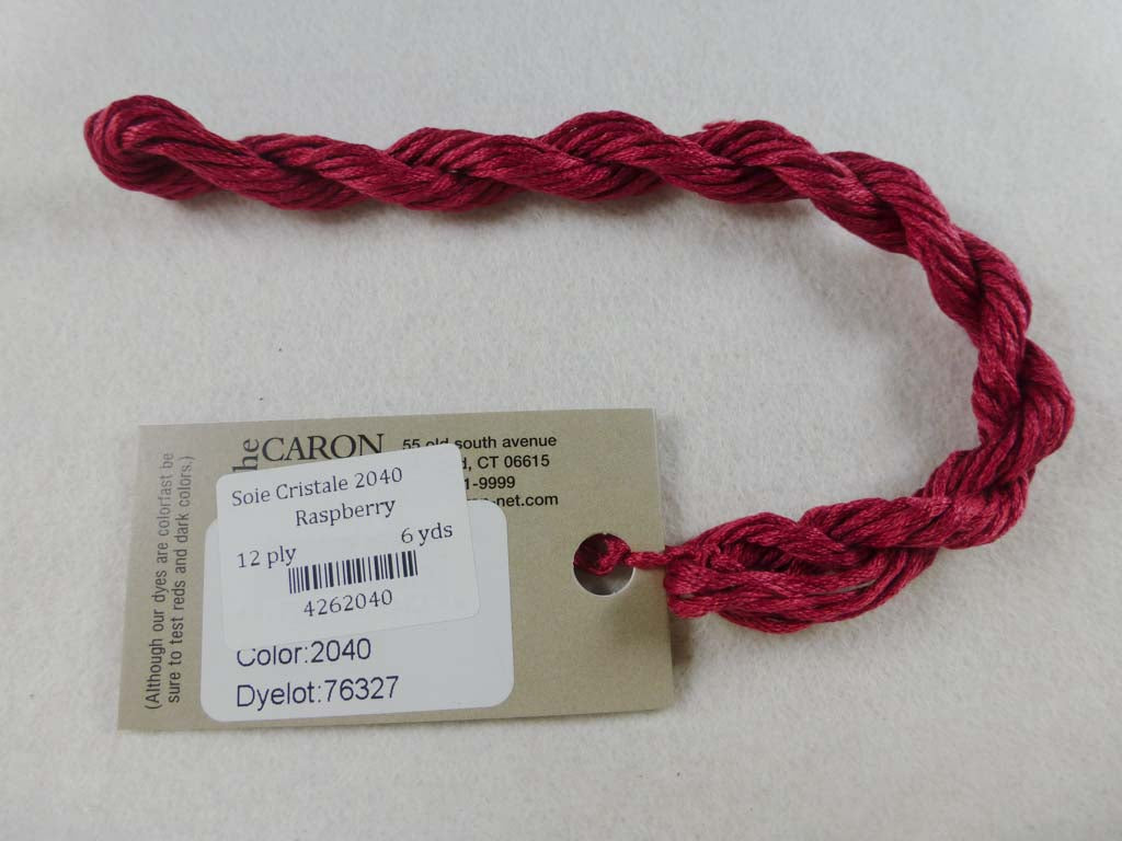 Soie Cristale 2040 Raspberry by Caron Collection From Beehive Needle Arts