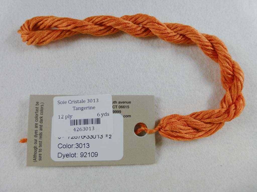 Soie Cristale 3013 Tangerine by Caron Collection From Beehive Needle Arts