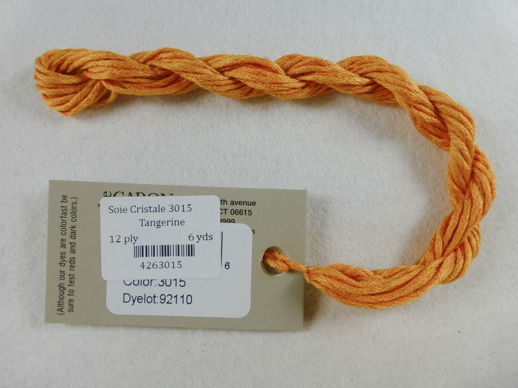 Soie Cristale 3015 Tangerine by Caron Collection From Beehive Needle Arts