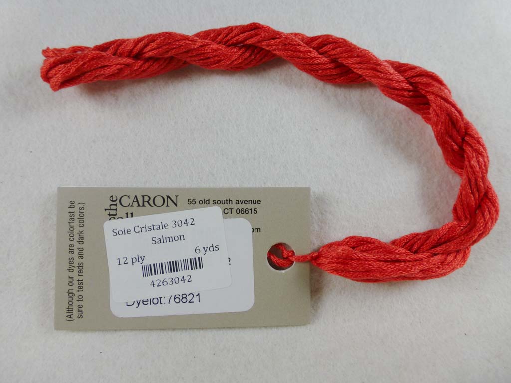 Soie Cristale 3042 Salmon by Caron Collection From Beehive Needle Arts
