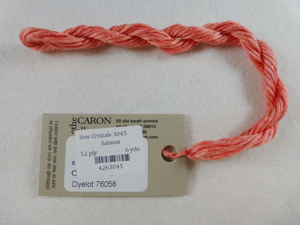 Soie Cristale 3045 Salmon by Caron Collection From Beehive Needle Arts
