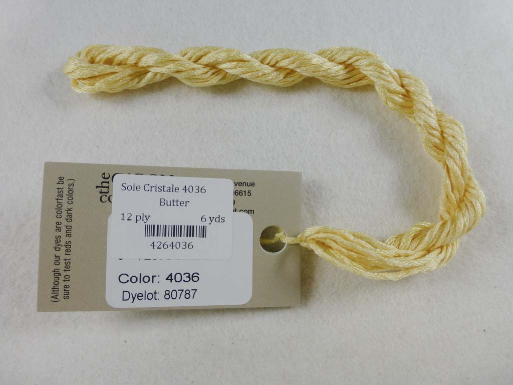 Soie Cristale 4036 Butter by Caron Collection From Beehive Needle Arts