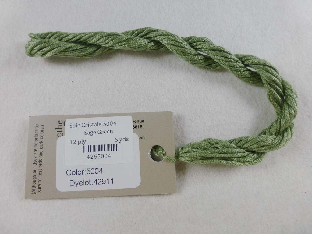 Soie Cristale 5004 Sage Green by Caron Collection From Beehive Needle Arts