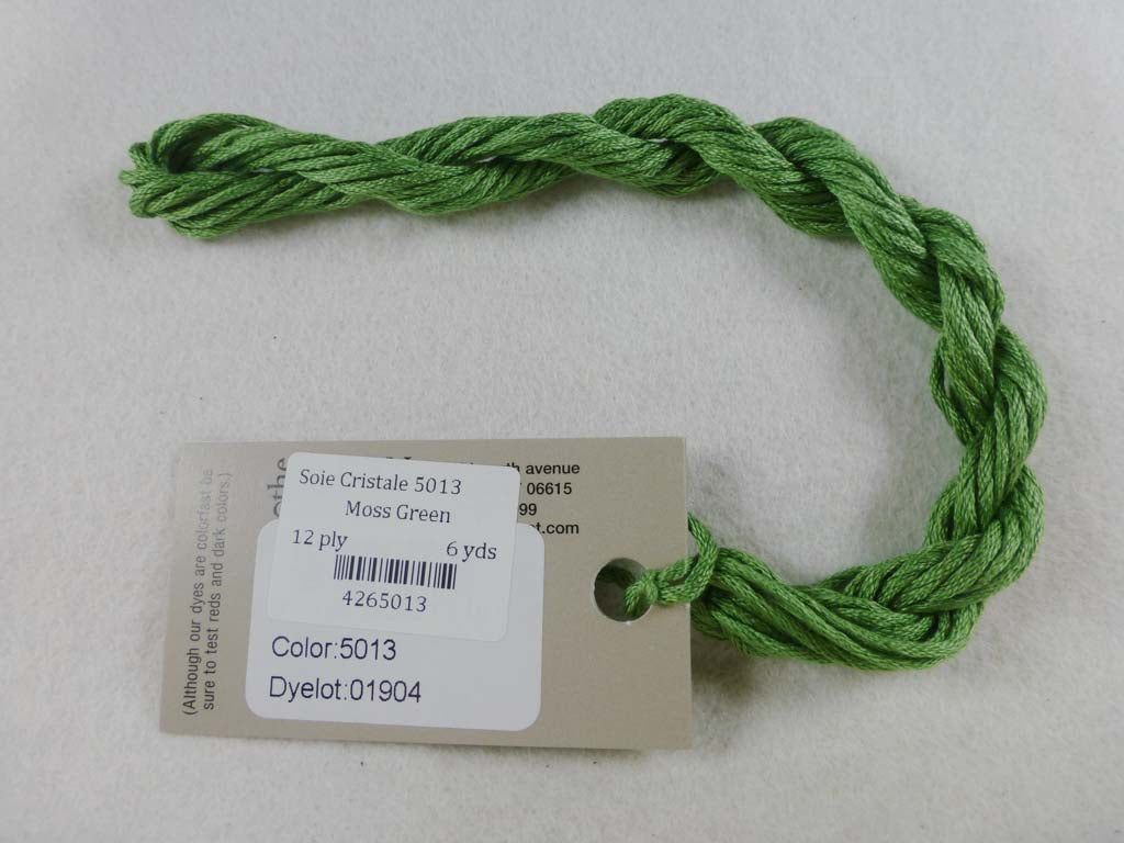 Soie Cristale 5013 Moss Green by Caron Collection From Beehive Needle Arts