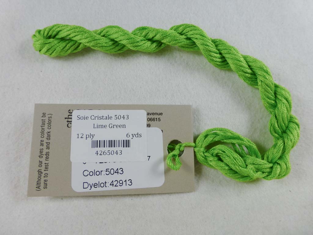 Soie Cristale 5043 Lime Green by Caron Collection From Beehive Needle Arts