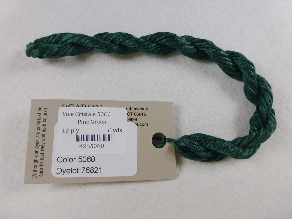 Soie Cristale 5060 Pine Green by Caron Collection From Beehive Needle Arts