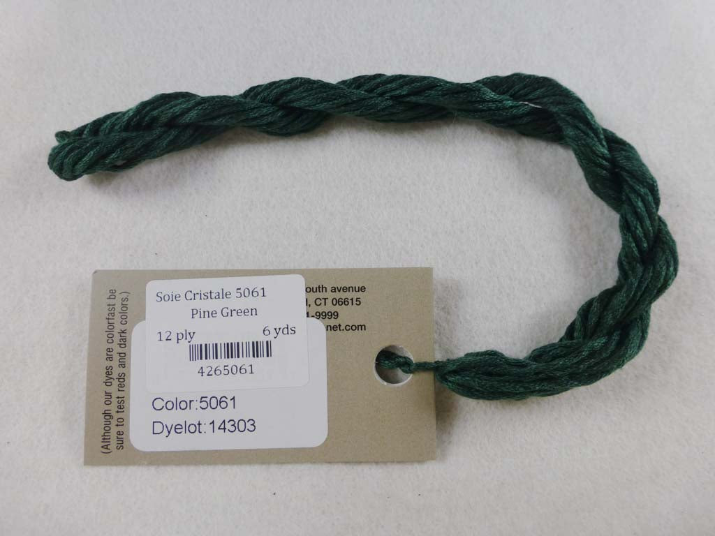 Soie Cristale 5061 Pine Green by Caron Collection From Beehive Needle Arts