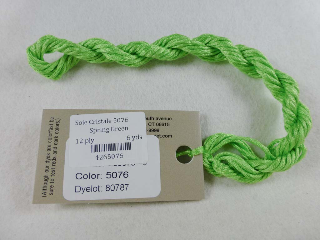 Soie Cristale 5076 Spring Green by Caron Collection From Beehive Needle Arts