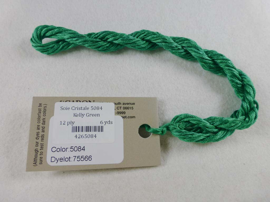 Soie Cristale 5084 Kelly Green by Caron Collection From Beehive Needle Arts
