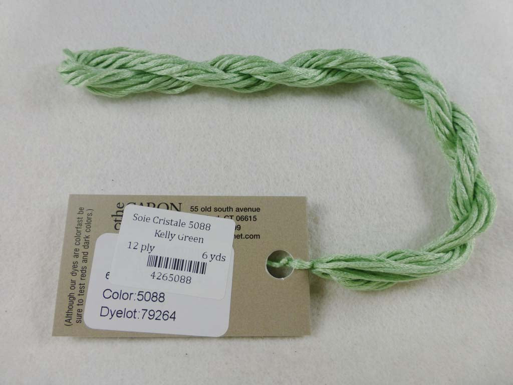 Soie Cristale 5088 Kelly Green by Caron Collection From Beehive Needle Arts