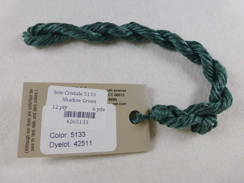 Soie Cristale 5133 Shadow Green by Caron Collection From Beehive Needle Arts