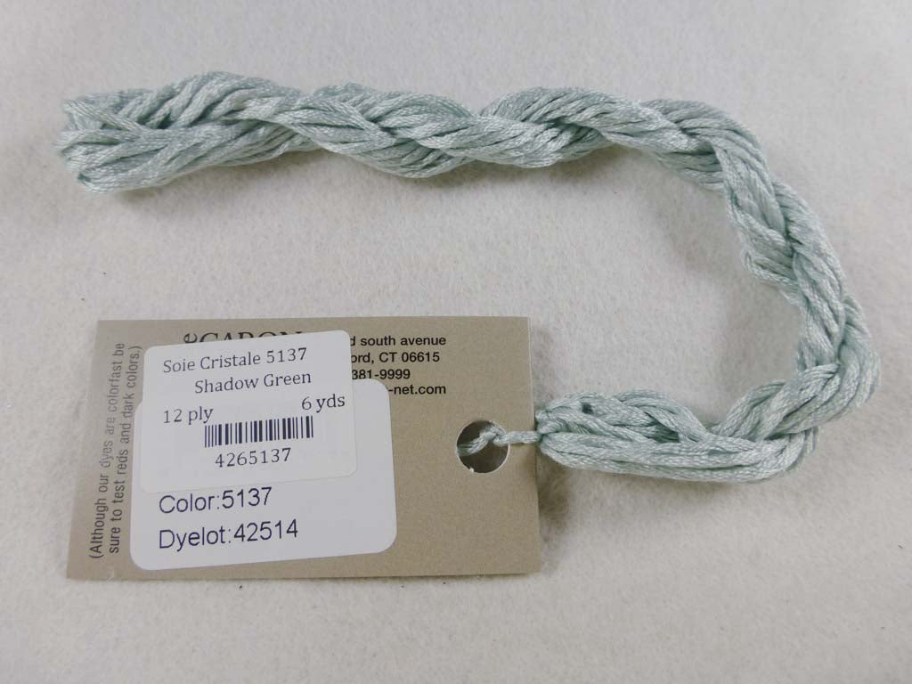 Soie Cristale 5137 Shadow Green by Caron Collection From Beehive Needle Arts