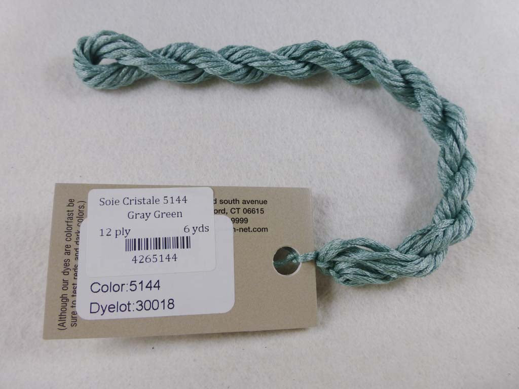 Soie Cristale 5144 Gray Green by Caron Collection From Beehive Needle Arts