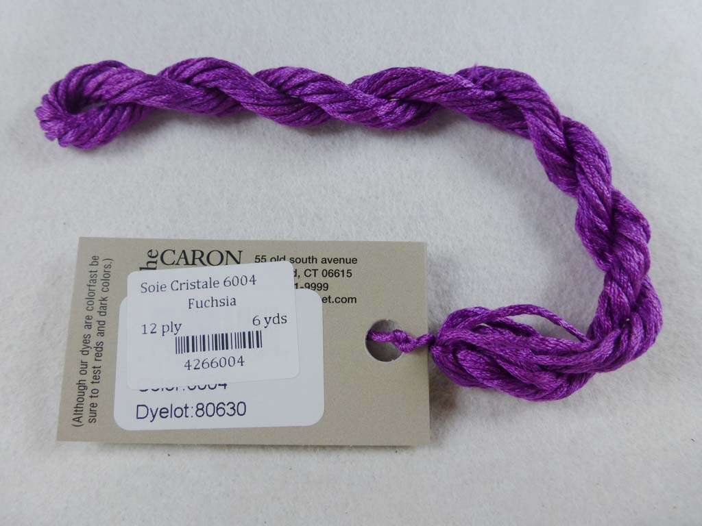 Soie Cristale 6004 Fuchsia by Caron Collection From Beehive Needle Arts