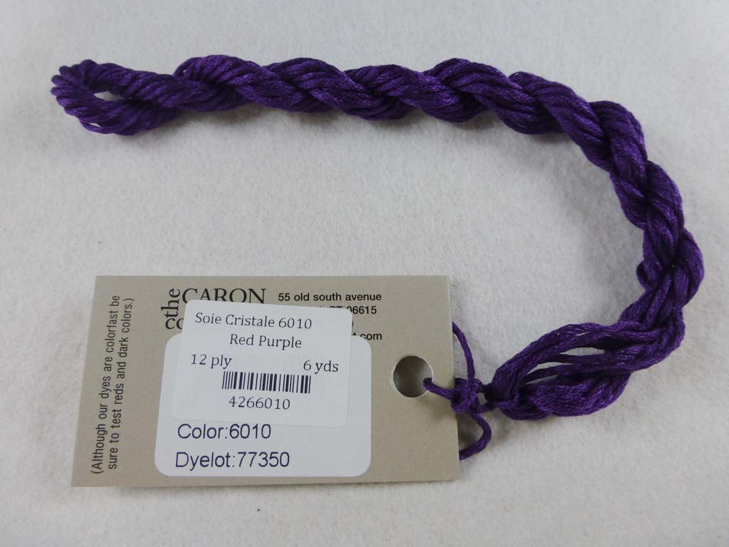 Soie Cristale 6010 Red Purple by Caron Collection From Beehive Needle Arts
