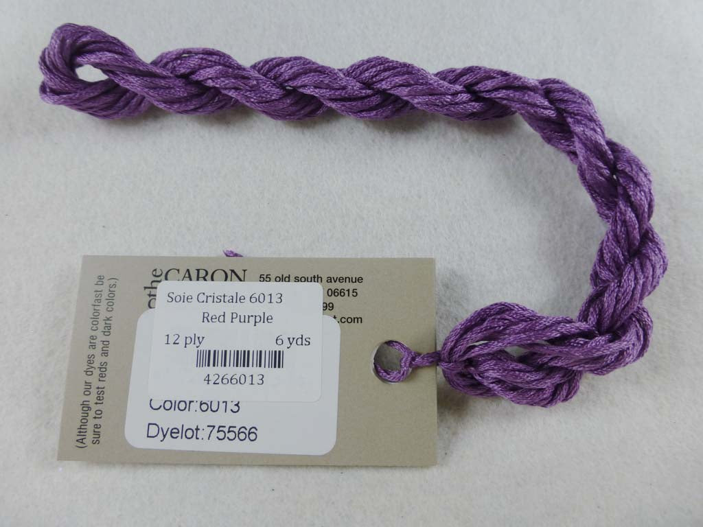 Soie Cristale 6013 Red Purple by Caron Collection From Beehive Needle Arts