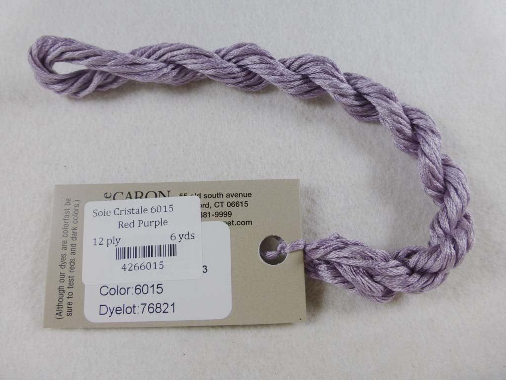 Soie Cristale 6015 Red Purple by Caron Collection From Beehive Needle Arts
