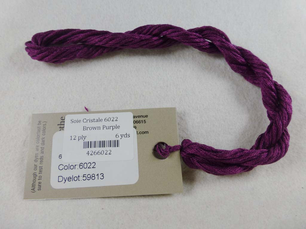 Soie Cristale 6022 Brown Purple by Caron Collection From Beehive Needle Arts