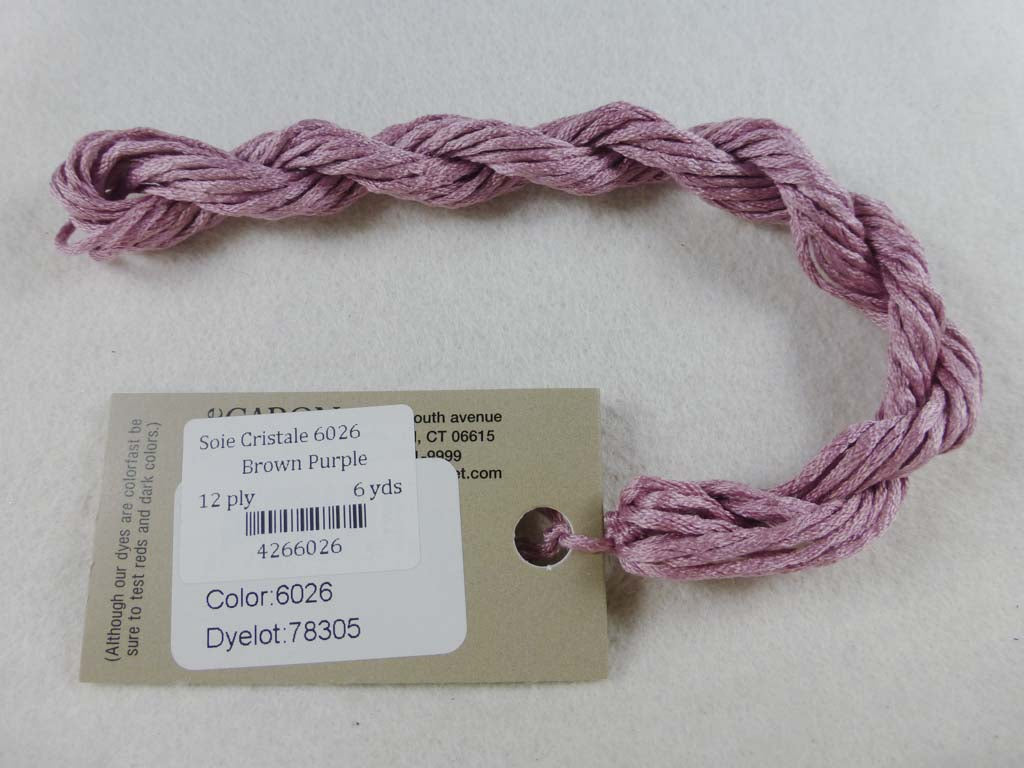 Soie Cristale 6026 Brown Purple by Caron Collection From Beehive Needle Arts