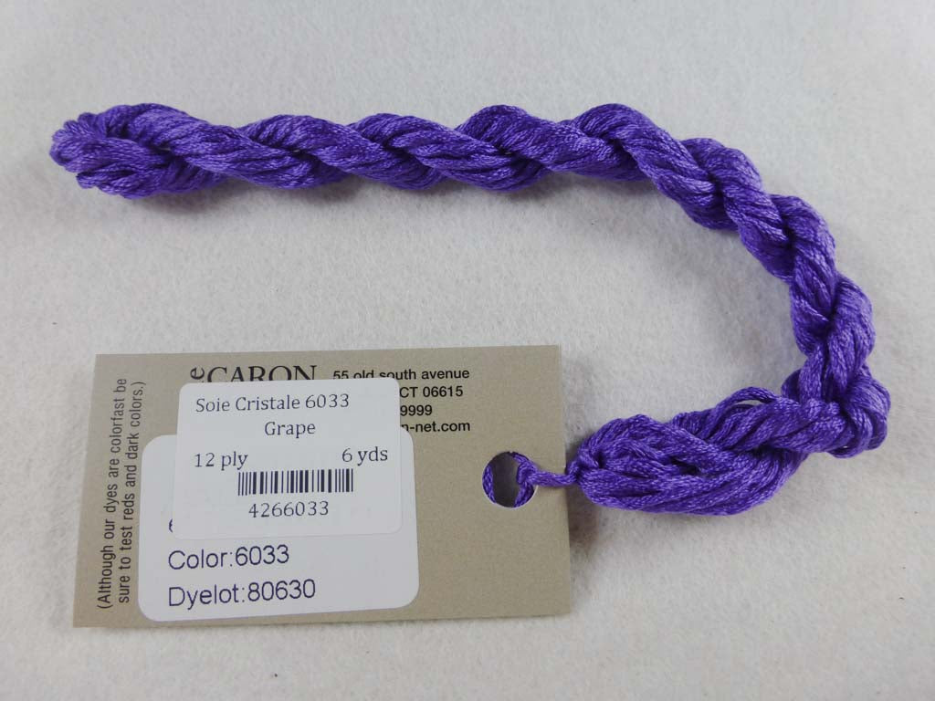 Soie Cristale 6033 Grape by Caron Collection From Beehive Needle Arts